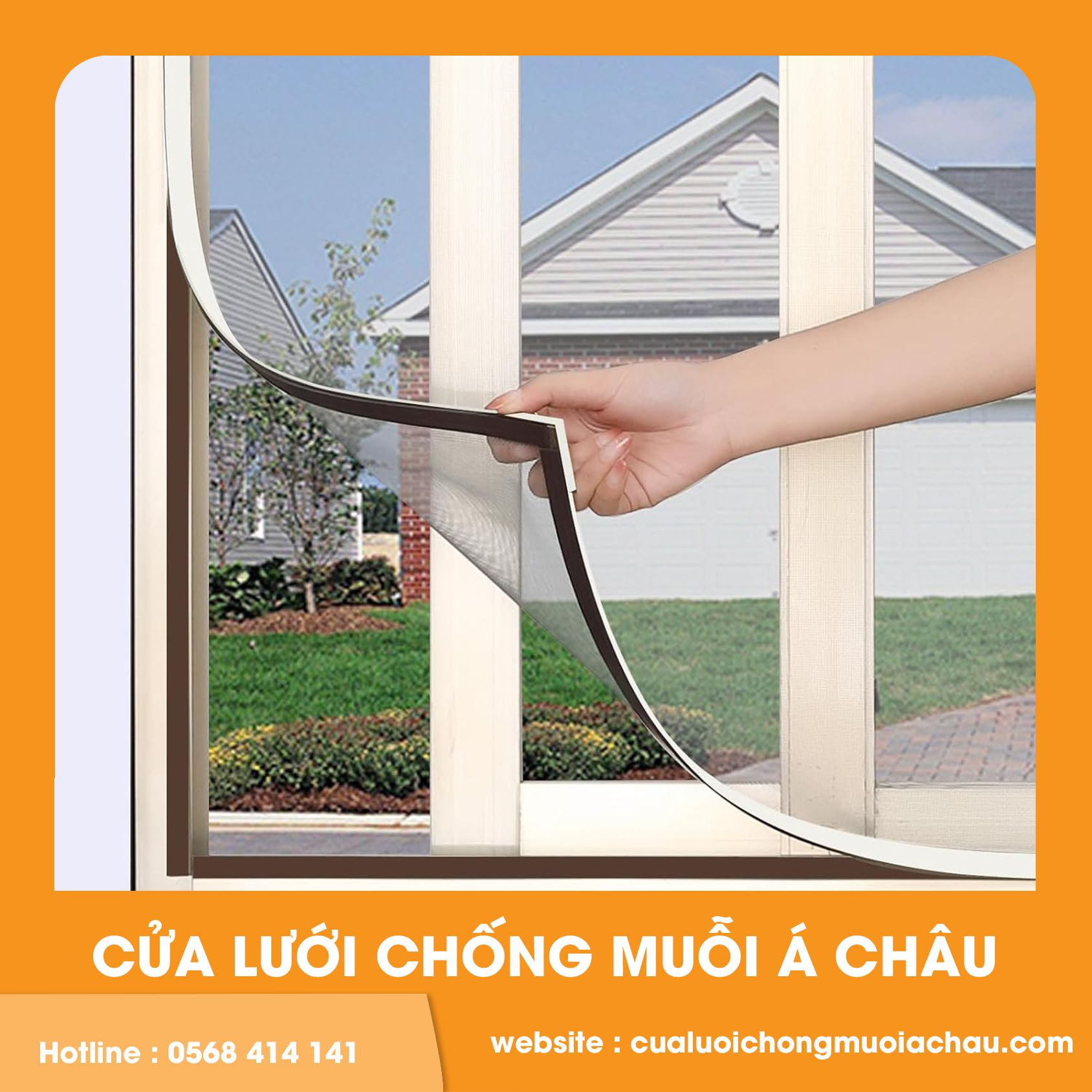 Cửa lưới chống muỗi nam châm