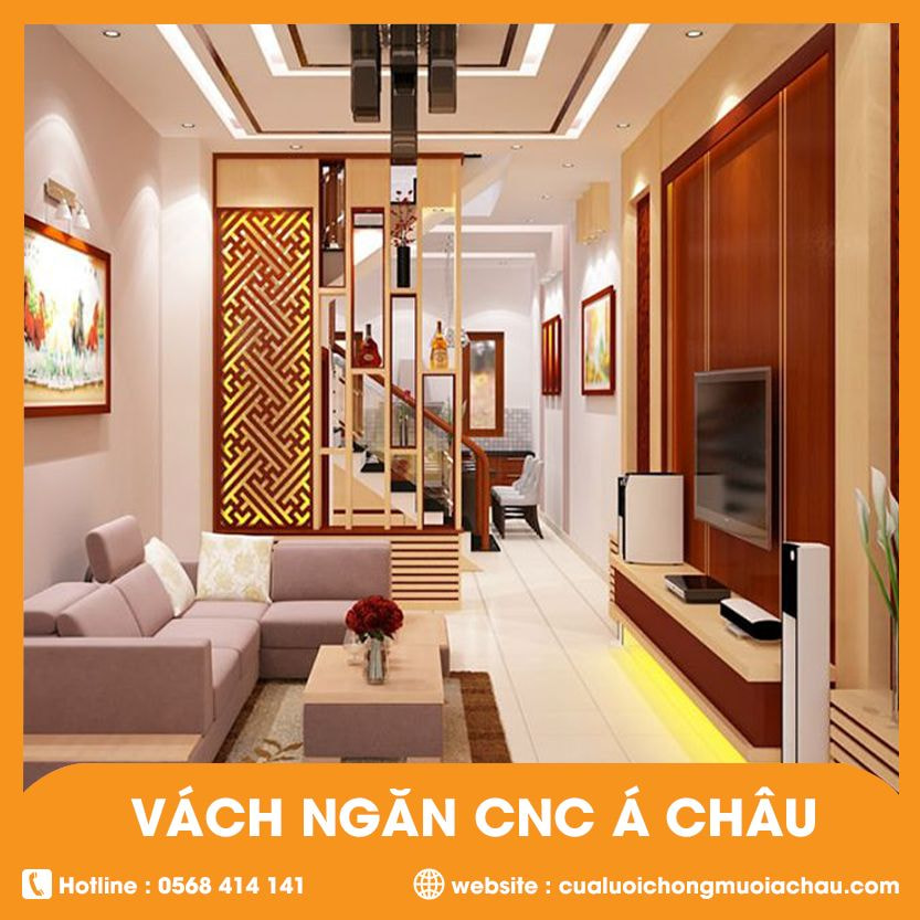 Vách ngăn cầu thang CNC